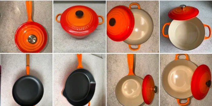 Panelas Le Creuset NOVAS ( RESTAM 6 )