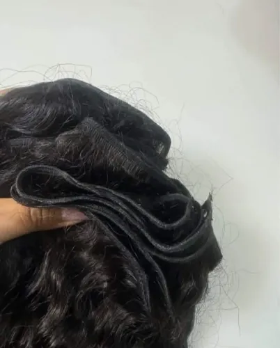 Cabelo toque  humano 70 cm 3  telas  