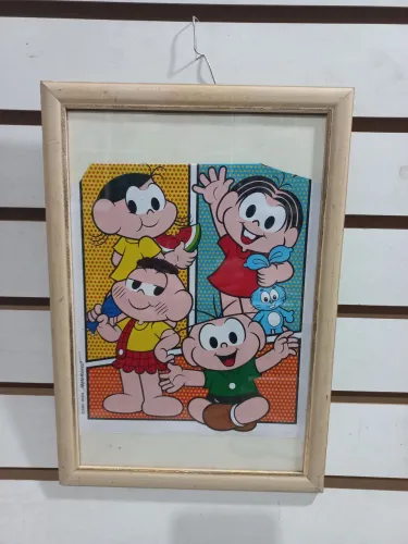 Quadro Turma da Mônica 23x38 