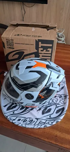 VENDO CAPACETE PROTORK (NOVO) TAM. 58