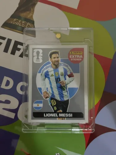 Figurinha legend PRATA do messi 2026