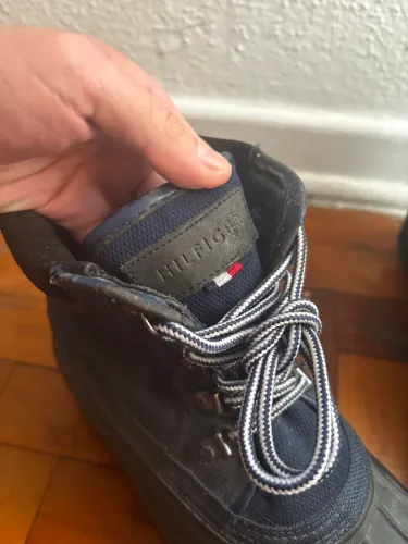 Bota Tommy Hilfiger Original Duck Boot Masculina Azul-Marinho