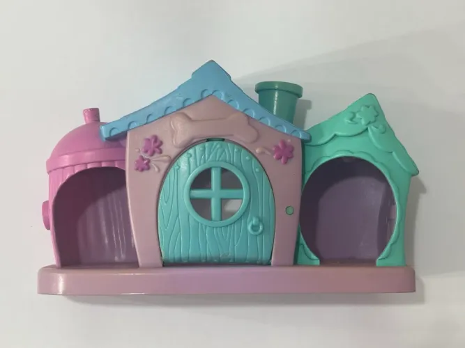 Casinha littlest pet shop LPS playful puppies dog house