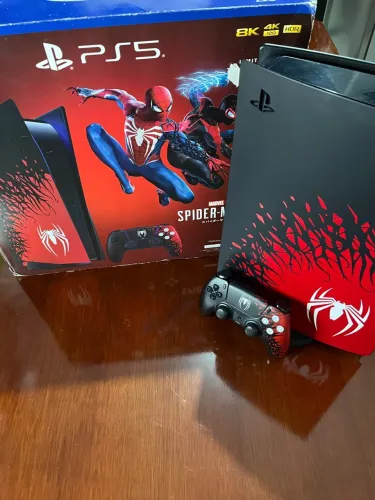 PS5 Edição Limitada Homem-Aranha + Controle Original