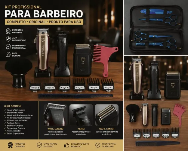 Kit completo p barbeiro