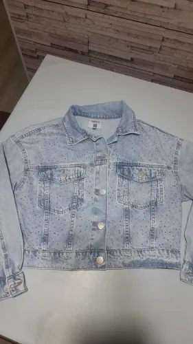 Vendo jaqueta jeans feminina C&A , seminova Tam P