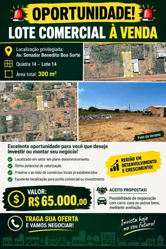 VENDE-SE LOTE.