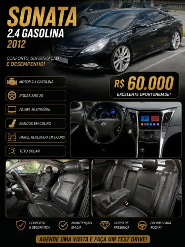Hyundai Sonata 2.4 16V 182cv 4P Aut. 2011