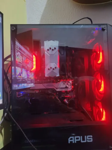 Pc 5600g + 24gb ram + b550m steel legend + fonte 600w