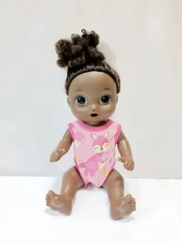 Boneca baby alive negra 