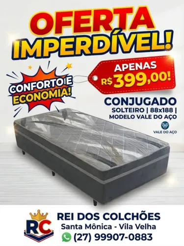 Cama Box Acoplado Solteiro 88x188
