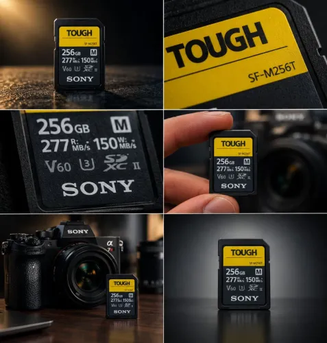 Cartão de Memória Sony TOUGH SDXC 256GB UHS-II V60 - Original