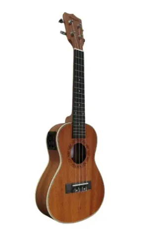 Ukulele Concert Acústico Elétrico - Namastê Marrom