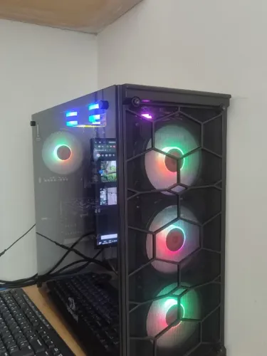 PC Gamer i5 3470 + 10GB + RX 550 2GB + SSD 500GB + teclado/mouse sem fio