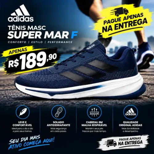 TÊNIS MASCULINO SUPER MAR F - ADIDAS