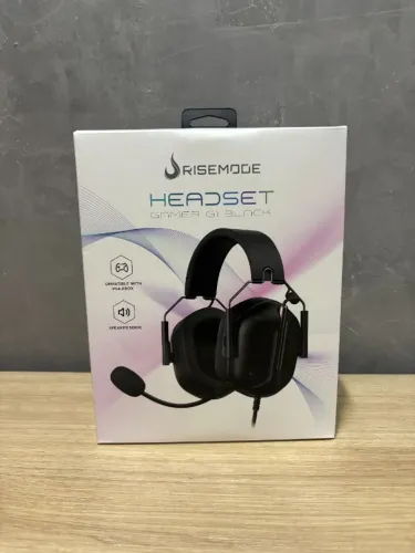 Headset Gamer Rise Mode G1, Drivers 50mm, P3 3.5mm, Preto - [NOVO]