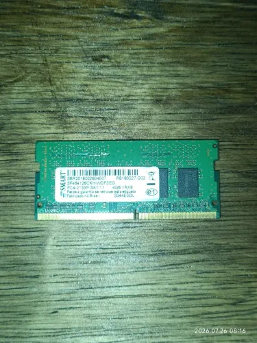 Memória RAM DRR4 4GB Para notebook