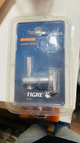 Cabide de Parede Tigre Cromado - Novo na Embalagem