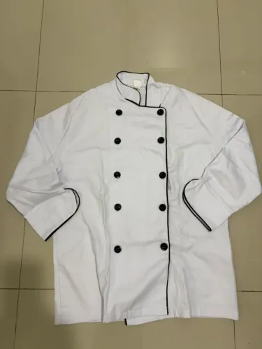 Dolmã chef cozinha Nuvem Branca Unisex