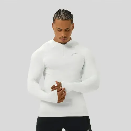 Camisa de Compressão Growth Masculina de Manga Longa Branca