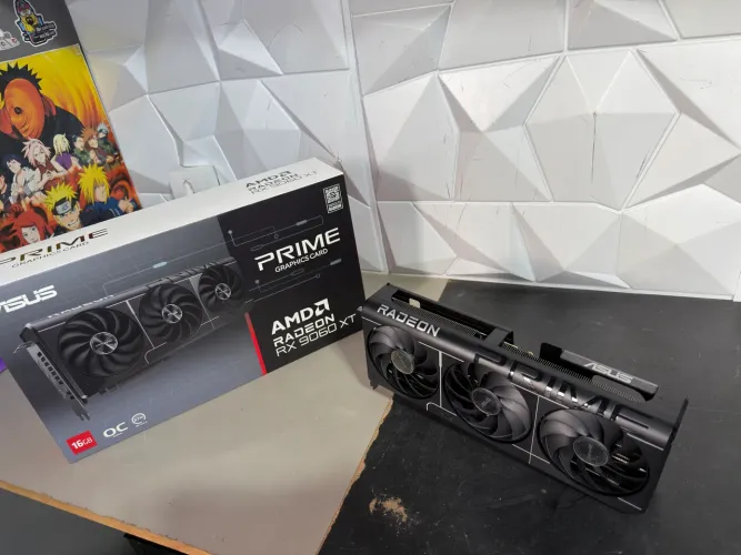 RADEON RX 9060XT 16GB ASUS PRIME - NOTA FISCAL E GARANTIA - R$ 2.999