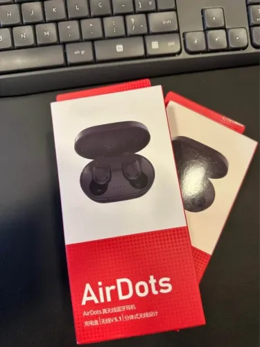 Fone de Ouvido Sem Fio AirDots (Bluetooth) - Excelente Custo-Benefício
