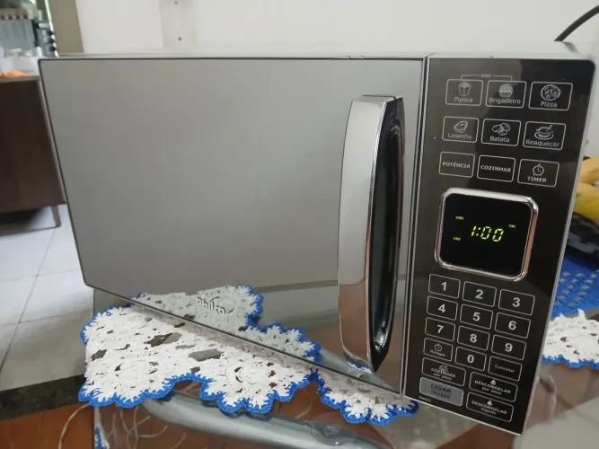 Micro-ondas espelhado philco 25 litros