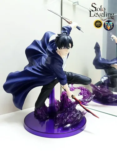 Action figure do Sung Jin Woo de Solo Leveling 100% original da bandai