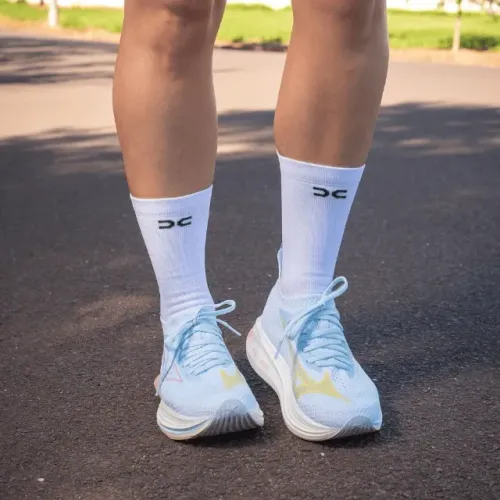 Meia de Corrida, ciclismo Esportiva, Poliamida 38 a 43 Adulto Punho 3d Respirável .