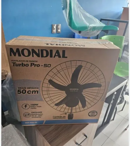 Vendilador Novo de parede Mondial 50cm 127v