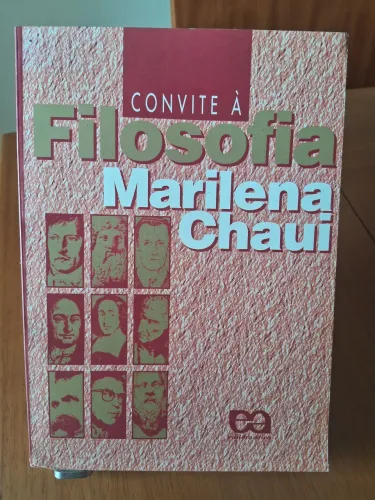 Marilena Chauí - Convite à Filosofia - livro usado em excelente estado de conservação