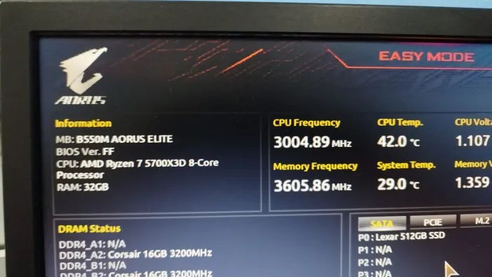 Kit PC GAMER - RYZEN 7 5700x3d