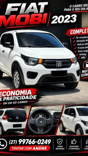 Fiat Mobi Like 1.0 Fire Flex 5P. 2023