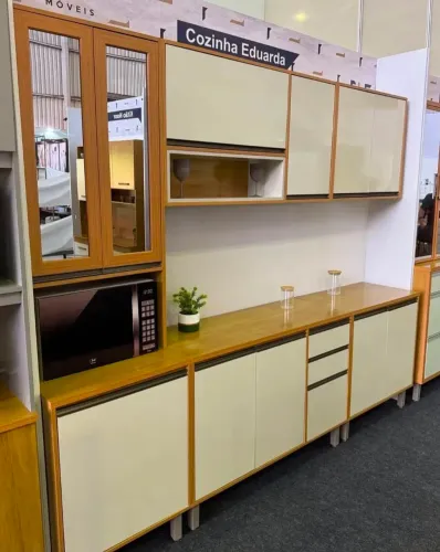 Armário de cozinha modular composto refinado
