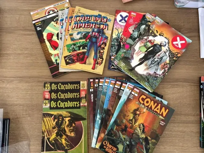 HQ Conan, Arqueiro verde Caçadores, Capitão América e X-men