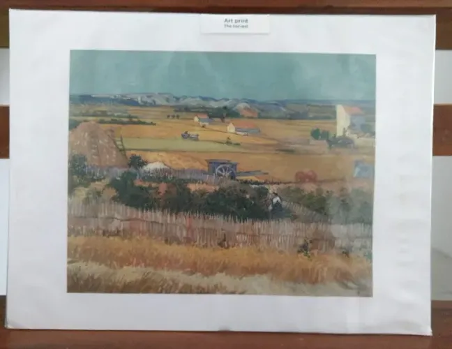 Reprodução Vincent Van Gogh (nova), protegido por capa plástica, 73 x 92 cm