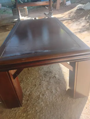 Mesa de centro de madeira 