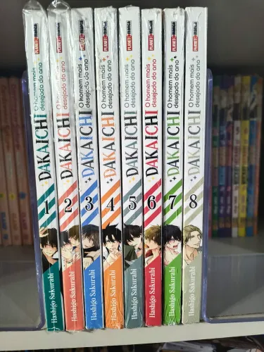 Mangás (YAOI)Dakaichi: O Homem Mais Desejado do Mundo Volumes 1 ao 8 NOVOS