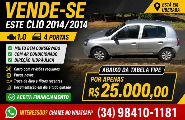 Renault Clio Rn/alize/expr./1.0 Hi-power 16V 5P 2014