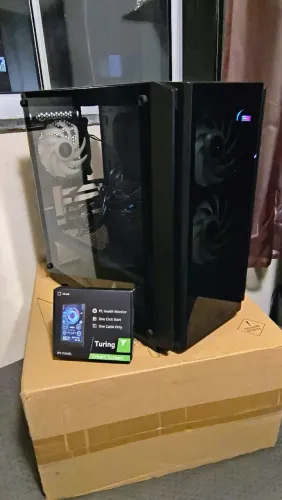 Combo completo para upgrade gabinete + 3 Fan mais display e PS de monitoramento