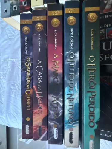 Livros heróis do Olimpo - Rick Riordan