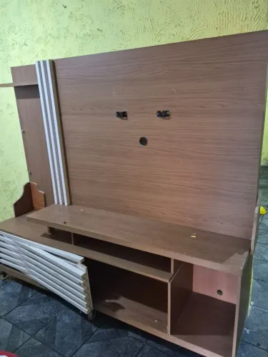Painel para TV com Rack em MDF