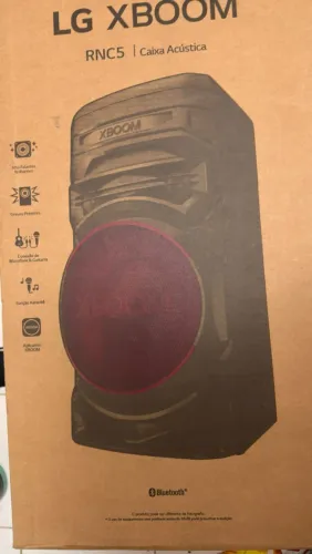Caixa de Som LG XBOOM RNC5 Bluetooth Karaokê Party Lacrada com Nota e Garantia