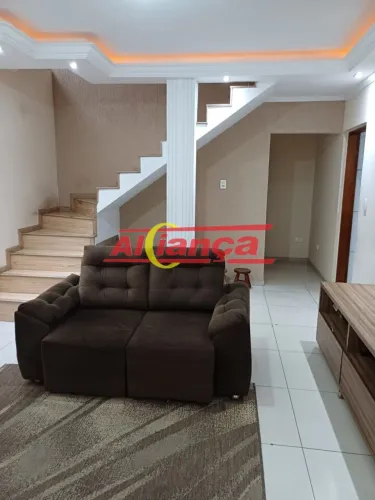 Sobrado 90m², com 3 quartos para locação em Jardim Cumbica - Guarulhos
