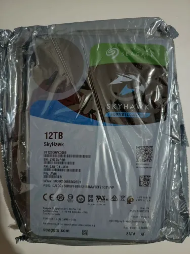 HD Seagate SkyHawk 12TB - Novo(LACRADO)