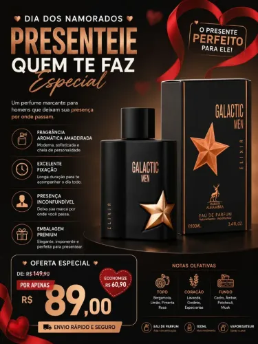 Perfume Galactic Men 100ml