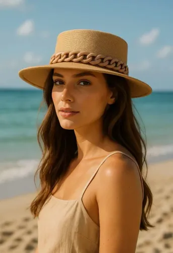 CHAPÉU PARIS COM CORRENTE