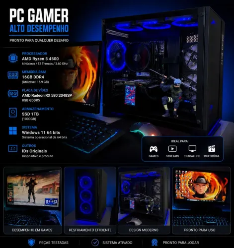 PC gamer Ryzen 5