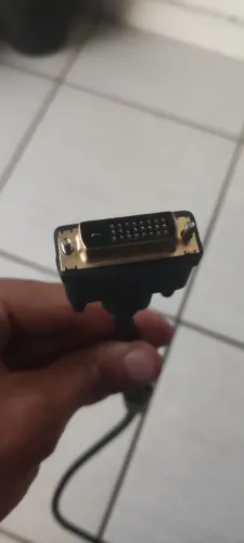 cabo DVI-D (Dual Link) Macho para HDMI Fêmea