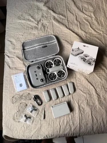 Drone dji neo completao(com 5 baterias, case, carregador)